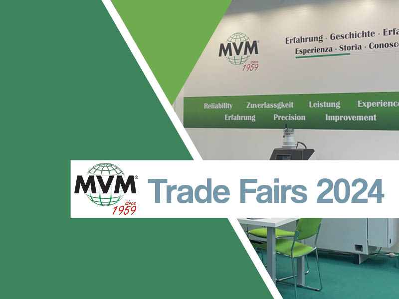 MVM wird auf den Messen Tube, Grinding Hub, Xylexpo und Drupa 2024 vertreten sein